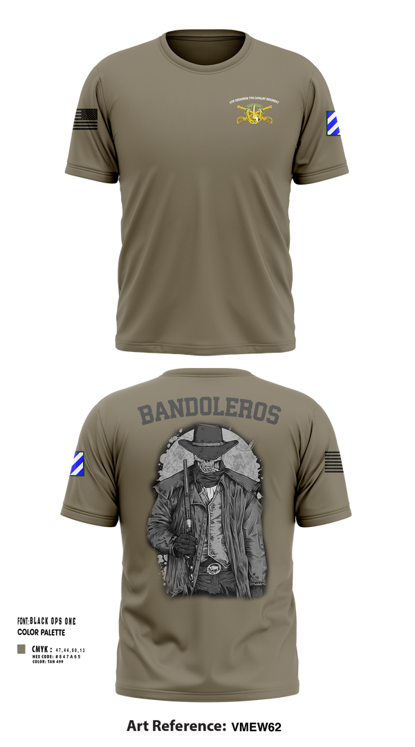 Bandoleros 86621412 Old School Cotton Feel Shirt -3
