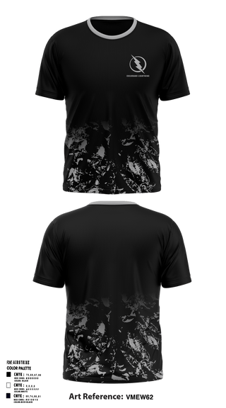 Colorado Lightning Basketball Club 24894382 Short Sleeve Performance Shirt - 1