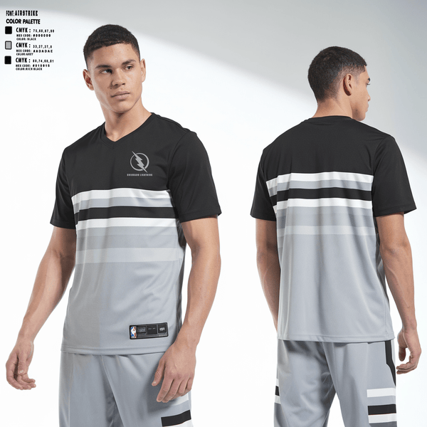 Colorado Lightning Basketball Club 24894382 Short Sleeve Performance Shirt - 2