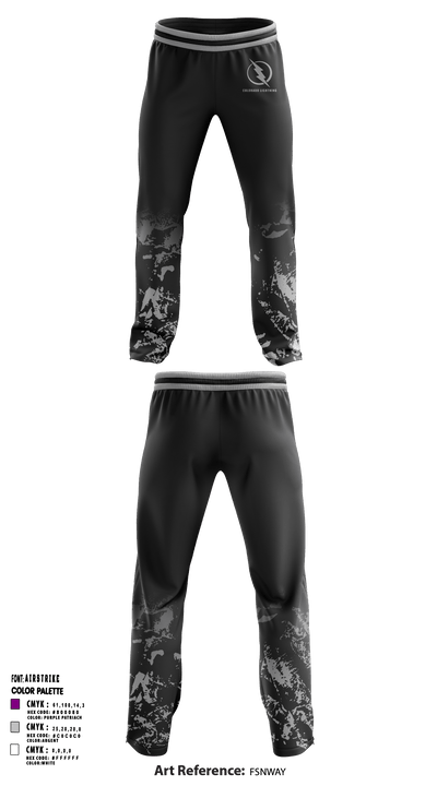 Colorado Lightning Basketball Club 24894382 Sweatpants - 1