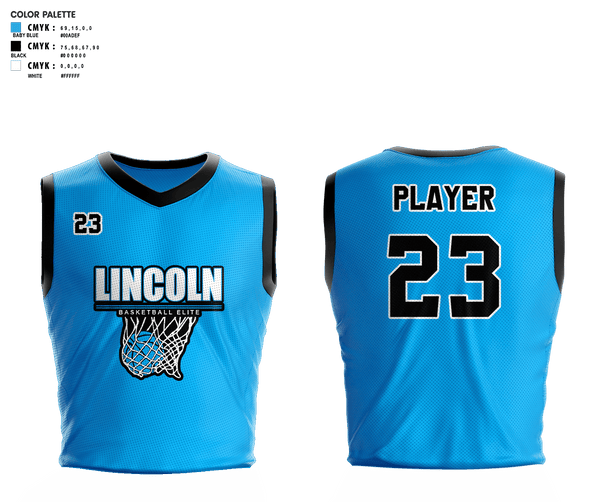 Lincoln Basketball Elite 18971847 Womens Reversible Basketball Jersey - 3