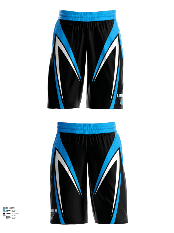 Lincoln Basketball Elite 18971847 Womens Reversible Basketball Shorts 1