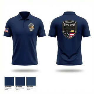 Short Sleeve Performance Polo, West Richland police, Police, Teamtime, Team time, sublimation, custom sports apparel, team uniforms, spirit wear, spiritwear, sports uniforms, custom shirts, team store, custom team store, fundraiser sports, apparel fundraiser