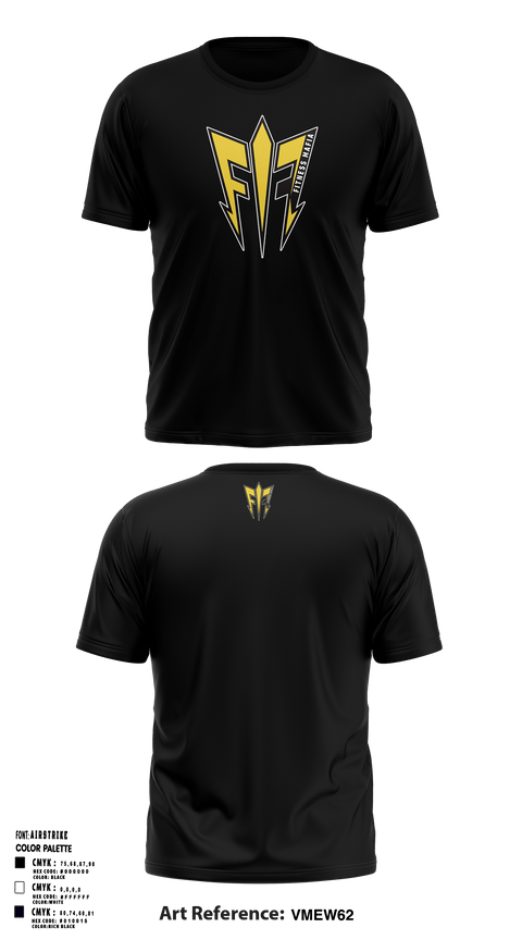 Fitness Mafia 9124389 Short Sleeve Performance Shirt - 1