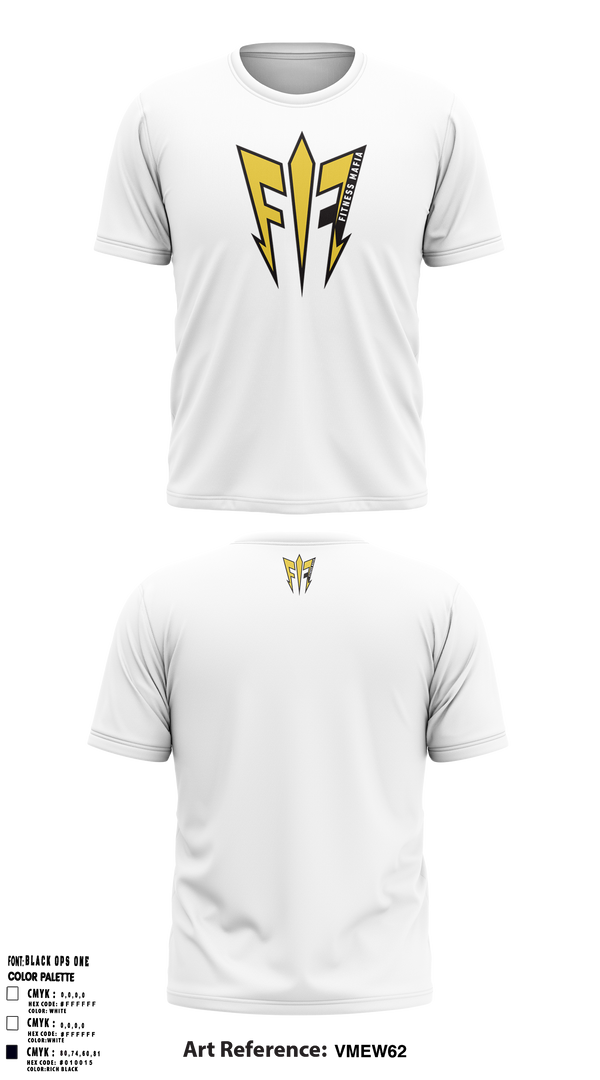 Fitness Mafia 9124389 Short Sleeve Performance Shirt -3