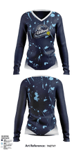 CV United Softball 25581706 Women's Long Sleeve V-neck Shirt - 1