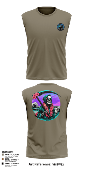 REAPERS, FT SHAFTER 63519061 Sleeveless Performance Shirt -4