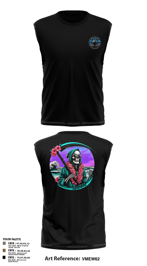 REAPERS, FT SHAFTER 63519061 Sleeveless Performance Shirt - 6