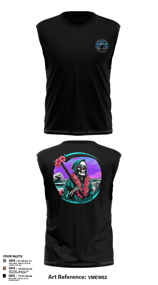 REAPERS, FT SHAFTER 63519061 Sleeveless Performance Shirt - 6