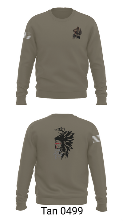 101st airborne 1-327 35416174 Crew Neck Sweatshirt - 65