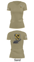 3227 aircav 53479323 Women's Short Sleeve V-neck Shirt - 88
