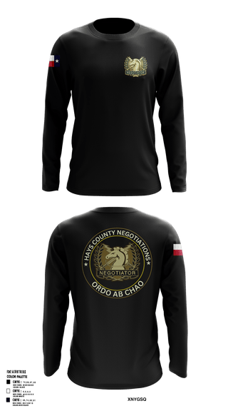 Hays County Crisis Negotiations Team 31818784 Long Sleeve Performance Shirt 1