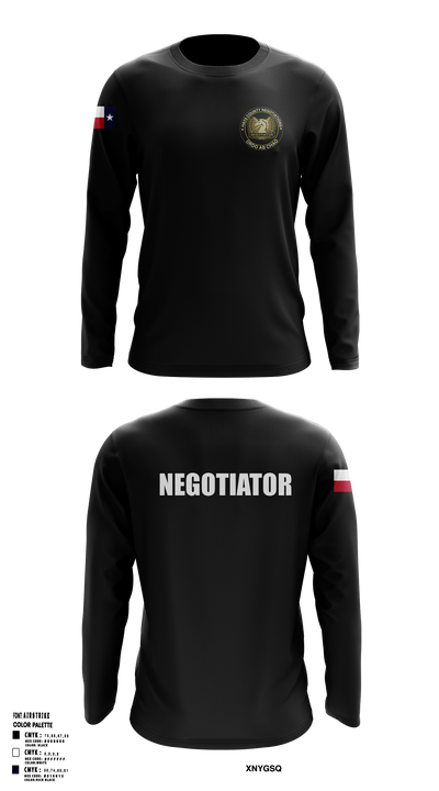Hays County Crisis Negotiations Team 31818784 Long Sleeve Performance Shirt 2