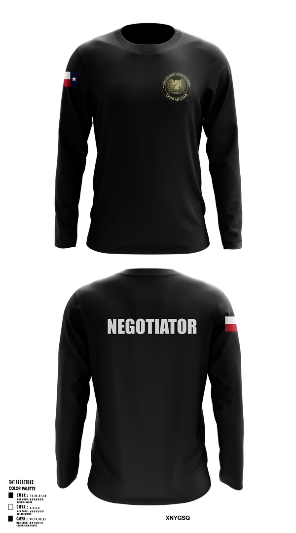 Hays County Crisis Negotiations Team 31818784 Long Sleeve Performance Shirt 2