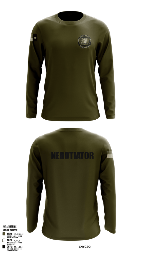Hays County Crisis Negotiations Team 31818784 Long Sleeve Performance Shirt 3