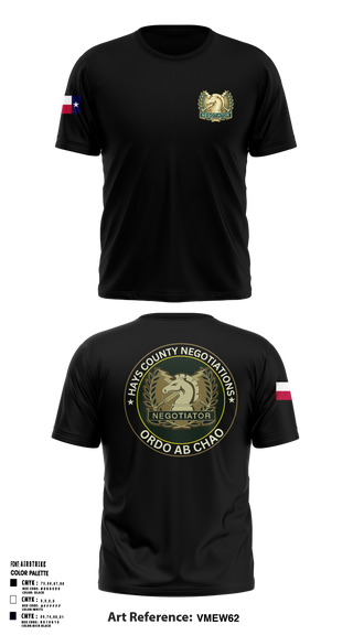Hays County Crisis Negotiations Team 31818784 Short Sleeve Performance Shirt - 1