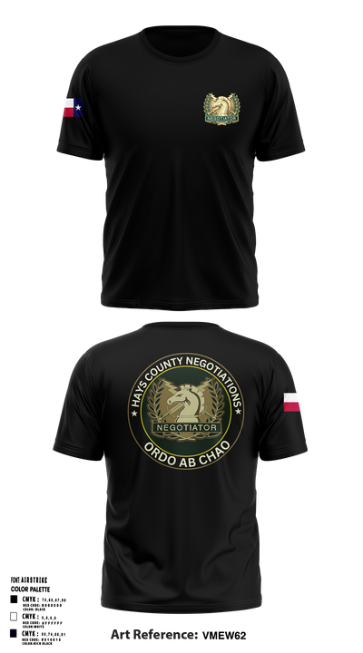 Hays County Crisis Negotiations Team 31818784 Short Sleeve Performance Shirt - 1