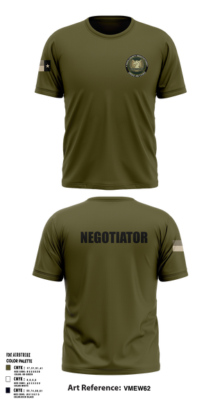 Hays County Crisis Negotiations Team 31818784 Short Sleeve Performance Shirt - 3