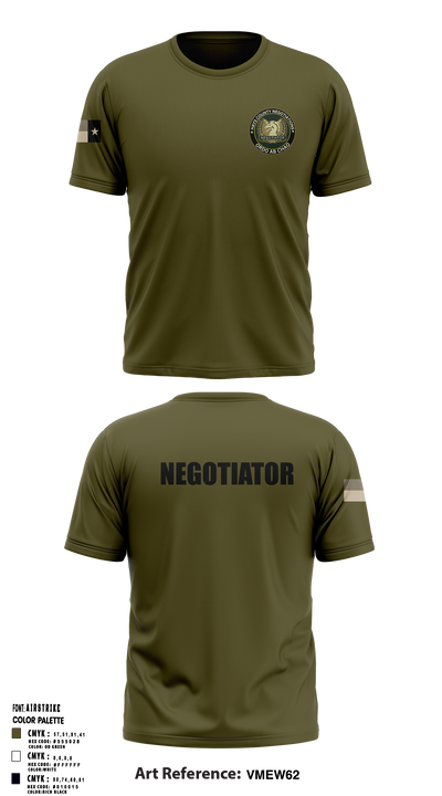 Hays County Crisis Negotiations Team 31818784 Short Sleeve Performance Shirt - 3
