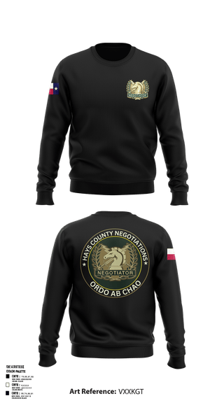 Hays County Crisis Negotiations Team 31818784 Crew Neck Sweatshirt - 1