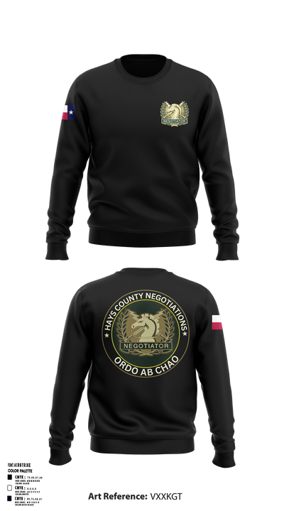 Hays County Crisis Negotiations Team 31818784 Crew Neck Sweatshirt - 1