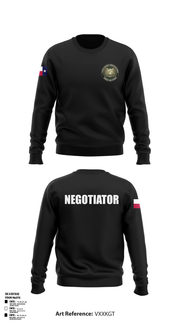 Hays County Crisis Negotiations Team 31818784 Crew Neck Sweatshirt - 2