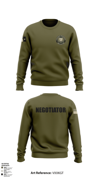 Hays County Crisis Negotiations Team 31818784 Crew Neck Sweatshirt - 3