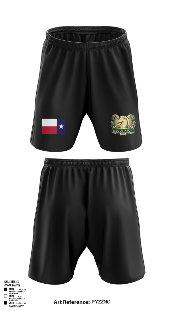 Hays County Crisis Negotiations Team 31818784 Athletic Shorts With Pockets - 1
