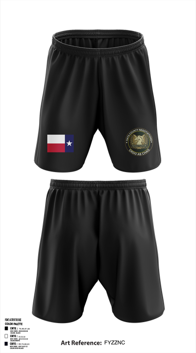 Hays County Crisis Negotiations Team 31818784 Athletic Shorts With Pockets - 2