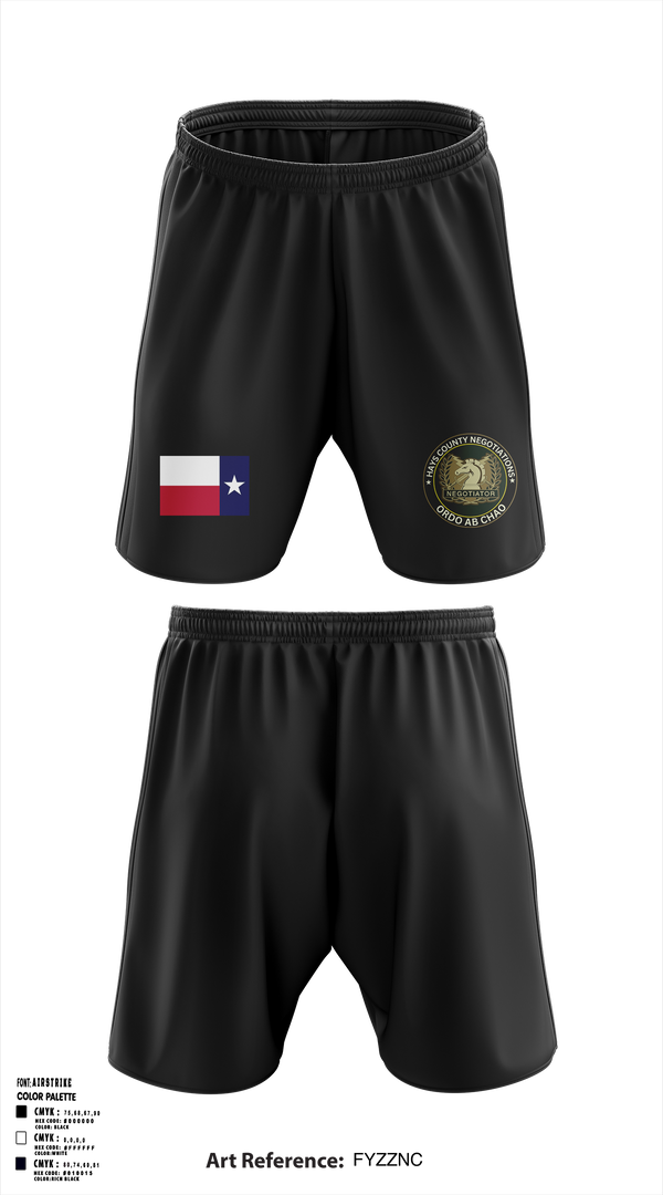 Hays County Crisis Negotiations Team 31818784 Athletic Shorts With Pockets - 2