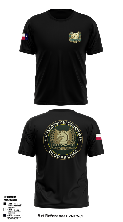 Hays County Crisis Negotiations Team 31818784 Old School Cotton Feel Shirt - 1