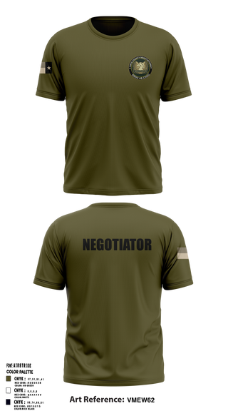 Hays County Crisis Negotiations Team 31818784 Old School Cotton Feel Shirt - 3