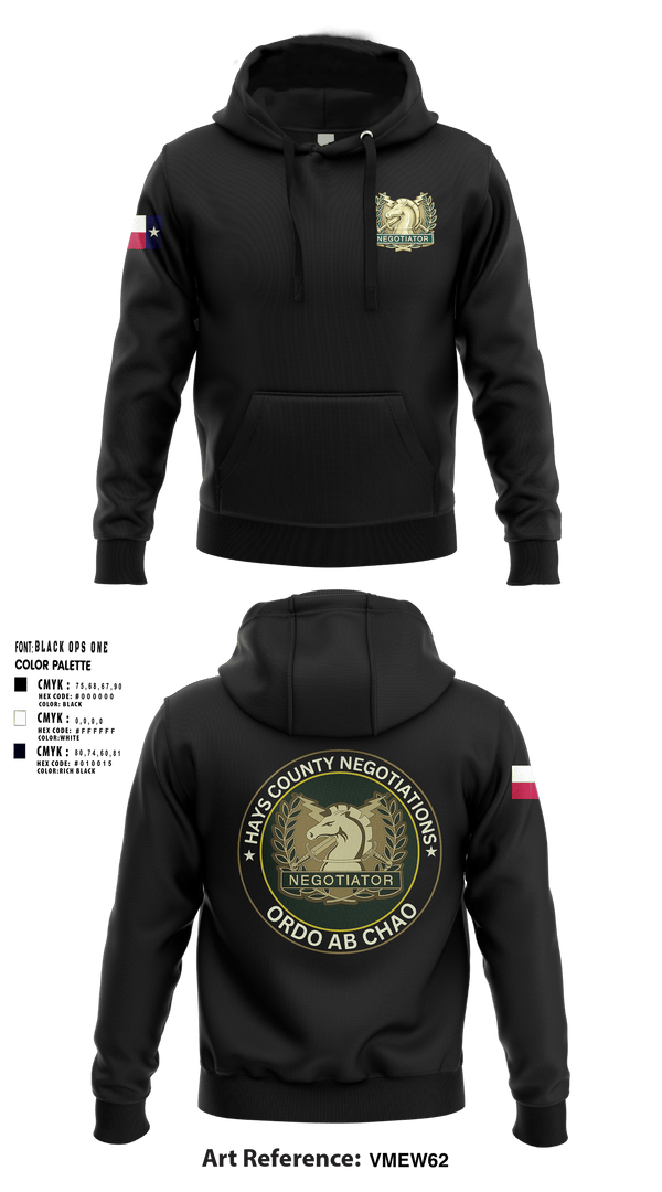 Hays County Crisis Negotiations Team 31818784 Hoodie - 1