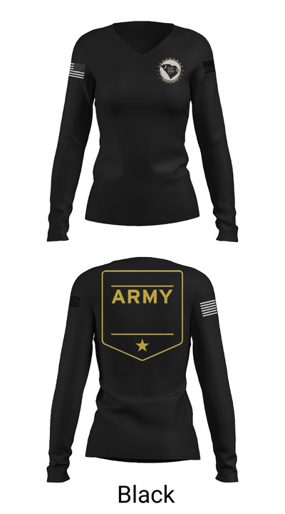 Scarng 1761608 Women's Long Sleeve V-neck Shirt - 35