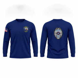 Long Sleeve Performance Shirt, Enid Police Department, Police, Teamtime, Team time, sublimation, custom sports apparel, team uniforms, spirit wear, spiritwear, sports uniforms, custom shirts, team store, custom team store, fundraiser sports, apparel fundraiser