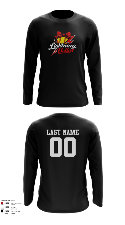 Bluegrass Lightning Belles Long Sleeve Performance Shirt - 16