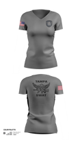 Tampa SWAT Women's Short Sleeve V-neck Shirt - 21
