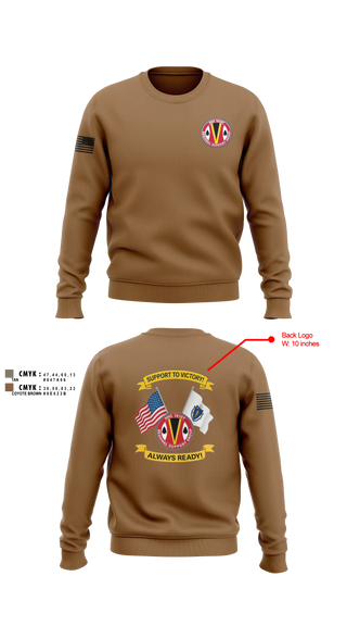 Crew Neck Sweatshirt, HHC 151st RSG, Army, Teamtime, Team time, sublimation, custom sports apparel, team uniforms, spirit wear, spiritwear, sports uniforms, custom shirts, team store, custom team store, fundraiser sports, apparel fundraiser