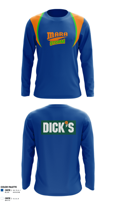 Mara Track & Field Long Sleeve Performance Shirt - 6