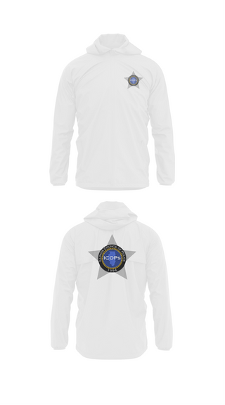 Windbreaker, Illinois Council of Police, Police, Teamtime, Team time, sublimation, custom sports apparel, team uniforms, spirit wear, spiritwear, sports uniforms, custom shirts, team store, custom team store, fundraiser sports, apparel fundraiser