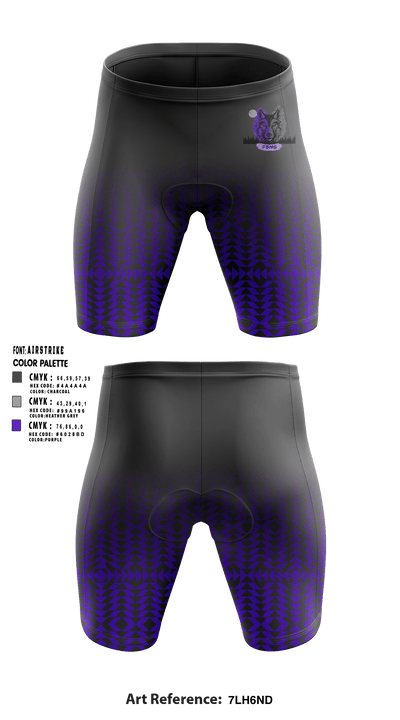 Fort Bragg Middle School Wrestling Men's Compression Shorts - 2