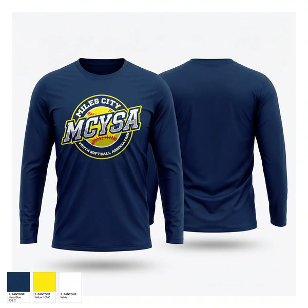Long Sleeve Performance Shirt, Miles City Youth Softball, Softball, Teamtime, Team time, sublimation, custom sports apparel, team uniforms, spirit wear, spiritwear, sports uniforms, custom shirts, team store, custom team store, fundraiser sports, apparel fundraiser