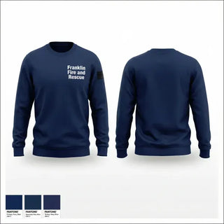 Crew Neck Sweatshirt, Franklin Fire and Rescue, Fire Department, Teamtime, Team time, sublimation, custom sports apparel, team uniforms, spirit wear, spiritwear, sports uniforms, custom shirts, team store, custom team store, fundraiser sports, apparel fundraiser