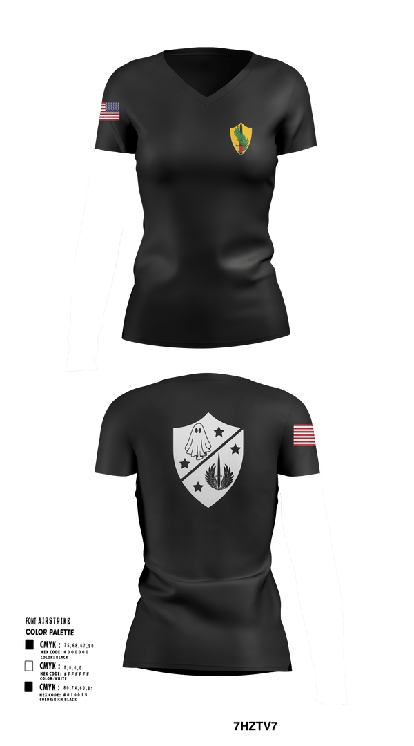 CSO 60647383 Women's Short Sleeve V-neck Shirt - 8