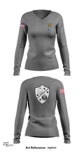 CSO 60647383 Women's Long Sleeve V-neck Shirt - 7