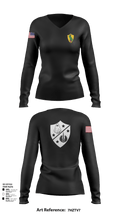 CSO 60647383 Women's Long Sleeve V-neck Shirt - 8