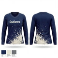 Outlaws 6981618 Women's Long Sleeve V-neck Shirt - 1