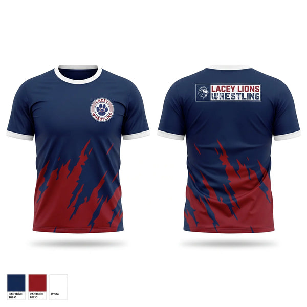 Lacey Lions Short Sleeve Performance Shirt - 1
