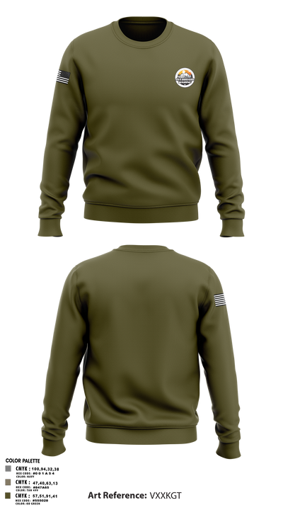 Overboard Marine and RV 25619615 Crew Neck Sweatshirt - 12