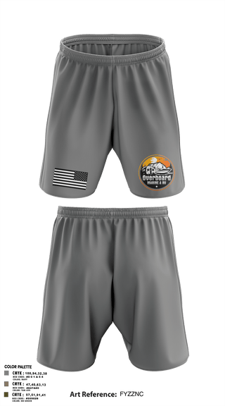 Overboard Marine and RV 25619615 Athletic Shorts With Pockets - 1